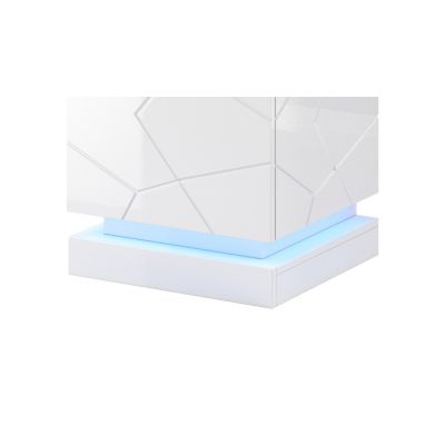 2. QIU Nachttischbeleuchtung, 2 Stück, blau