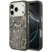 Guess Python Pattern MagSafe Hülle für iPhone 17 Pro / 18 Pro – Braun
