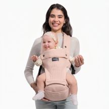 Momcozy Babytrage HC002 | Babytrage mit Hüftsitz | Rosa