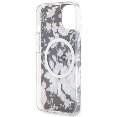9. Guess GUHMP14MHCFWSK iPhone 14 Plus 6,7" schwarz/schwarz Hardcase Flower MagSafe
