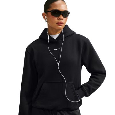 3. Nike Studio Fleece Damen-Sweatshirt, mittelschwer, Schwarz, IM8100 001