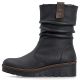 9. Schwarze, gefütterte Keilstiefeletten für Damen von Rieker (X9155-00)