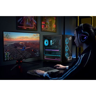 8. ASUS ROG G700 GM700TZ-R9800X283W AMD Ryzen™ 7 9800X3D 32 GB DDR5-SDRAM 2 TB SSD AMD Radeon RX 9070 XT Windows 11 Home Tower-PC Schwarz