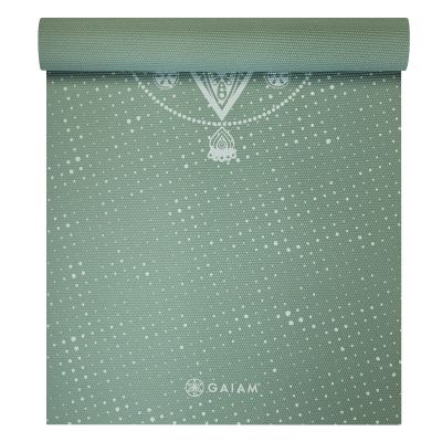 9. Gaiam Celestial Green Yogamatte 5 MM 64950
