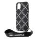6. Karl Lagerfeld KLHCN61SAKLMBSK iPhone 11 / Xr 6,1" schwarz/schwarzes Hardcase Monogram Losange Saffiano