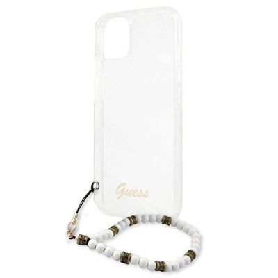 6. Guess GUHCP13SKPSWH iPhone 13 mini 5.4" Transparente Hardcase White Pearl