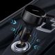 7. Autoladegerät 2in1 33W 2x USB C (männlich) Baseus Enjoyment - Schwarz