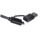 UNITEK USB-C M.2 SSD NVMe/SATA Gehäuse, 10 Gbit/s, RGB