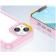6. Outer Space Case iPhone 14 Plus Hardcover mit Gelrahmen Pink