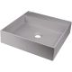 Aufsatzwaschbecken aus Granit mit Armaturenplatz – 400 x 400 mm