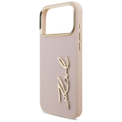 6. Karl Lagerfeld Karl Script Logo Case für iPhone 17 Pro Max - Pink