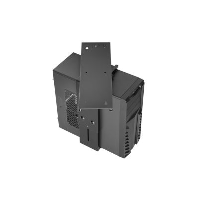 4. Equip 650892 Computerhalterung für unter den Schreibtisch, CPU-Halterung, Schwarz