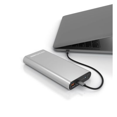 4. Powerbank RealPower PB-20000PD Lithium-Ionen (Li-Ion) 20000 mAh Aluminium