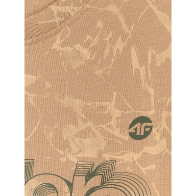 8. Herren-T-Shirt mit Aufdruck, regulär, Größe 4F 4FRAW25TTSHM3379-83A