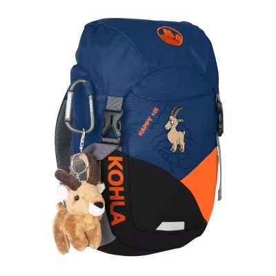 Kinderrucksack Kohla Happy 10 l – navy peony/caviar/red orange