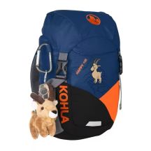 Kinderrucksack Kohla Happy 10 l – navy peony/caviar/red orange