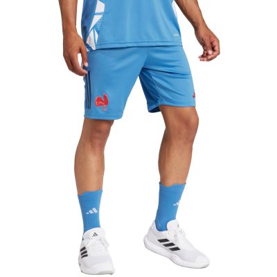7. Adidas France Gym Herrenshorts Blau JC7182