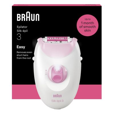3. Braun Silk-épil 3 Silk-epil 3-000 20 Pinzetten Rosa