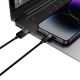 8. 3in1 USB - Micro-USB / Lightning / USB C 3,5A 1,2m Kabel Baseus StarSpeed - schwarz