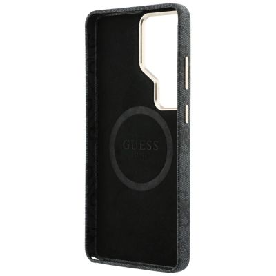 7. Guess 4G Triangle Logo MagSafe Hülle für Samsung Galaxy S26 Ultra - Schwarz
