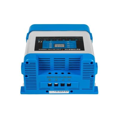 2. 24-V-Netzladegerät für BC-20 PRO 10A-Akkus (230 V/24 V) mit LCD-Anzeige und 7 Ladestufen