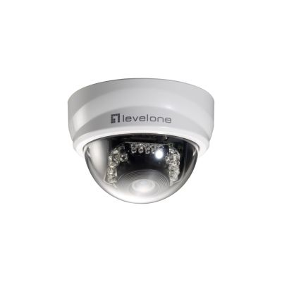 3. LevelOne FCS-3101 – Netzwerk-Überwachungskamera – Schwenk-/Neigefunktion – Farbe (Tag & Nacht) – 2 MP – 1920 x 1080 – Fixfokus – Audio – LAN 10/100 – MPEG-4, AVI, MJPEG, 3GPP, H.264 – 12 V DC / 24 V AC / PoE