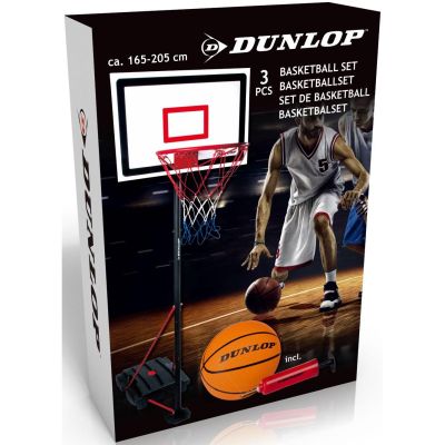 43. DUNLOP VERSTELLBARES BASKETBALLSET 1,65-2,05 M 3-IN-1