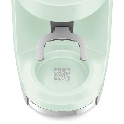 10. Smeg Kaffeemühle CGF03PGEU, 15 Mahlgrade, 240g Bohnenbeh., 150W, Hellgrün