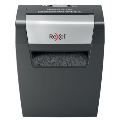 Rexel Momentum X406 Aktenvernichter, 6 Blatt, 15-l-Auffangbehälter