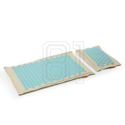 18. Akupressurmatte + Kissen SMJ Sport YG009 Premium Eco (Leinen Kokosnuss Buchweizen)
