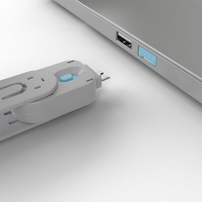4. Lindy 40452 Port Blocker Port Blocker + USB Typ-A Dongle Blau Acrylnitril Butadien Styrol (ABS) 5 Stück.
