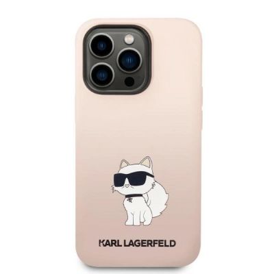 3. Karl Lagerfeld KLHCP14LSNCHBCP iPhone 14 Pro 6.1" Hardcase pink/pink Silikon Choupette