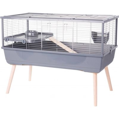 ZOLUX NEOLIFE 100 Käfig für Meerschweinchen, grau