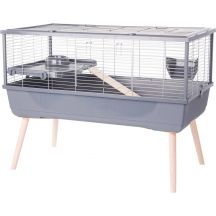 ZOLUX NEOLIFE 100 Käfig für Meerschweinchen, grau