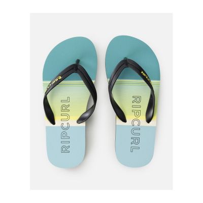 3. RIP CURL Breakers Bloom Open Toe Beach Flip-Flops - Boy Blue