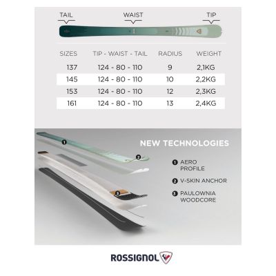 5. ROSSIGNOL ESCAPER W 80 Open Tourenski
