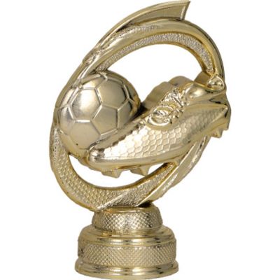 Goldene Plastikfigur – Fußball