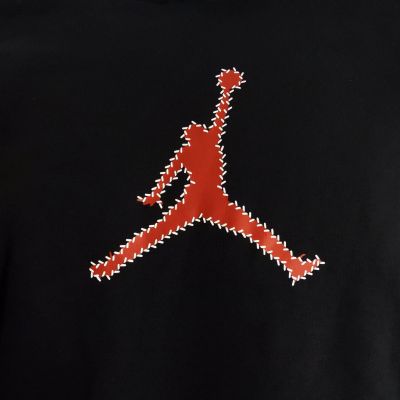 4. Air Jordan Flight MVP Hoodie für Herren, Schwarz/Rot - FN6352-010