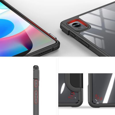 6. Dux Ducis Toby Armored Flip Smart Case für Realme Pad Mini schwarz