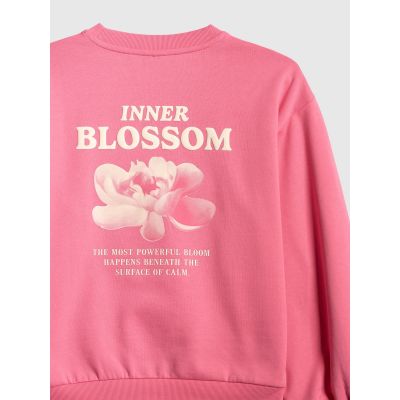 9. Locker geschnittenes Damen-Sweatshirt ohne Kapuze 4F 4FRSS26TSWSF2832-54S