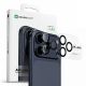 4. AmazingThing Linsenglas für iPhone 17 Pro / Pro Max mit blauem Aluminiumrahmen