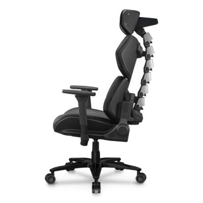5. COUGAR Terminator Elite Gaming-Stuhl, gepolsterter Sitz, Schwarz, Silber