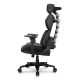 5. COUGAR Terminator Elite Gaming-Stuhl, gepolsterter Sitz, Schwarz, Silber