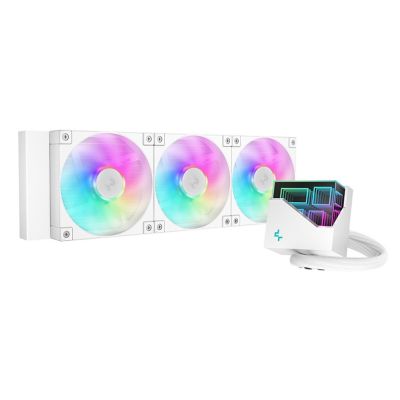 Deepcool LT360 WH ARGB CPU-Flüssigkeitskühler für Intel und AMD