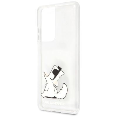 6. Karl Lagerfeld Choupette Fun Case für Samsung Galaxy S21 Ultra - Transparent