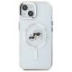3. Karl Lagerfeld IML Metal Karl&Choupette Head MagSafe Hülle für iPhone 14 - Weiß