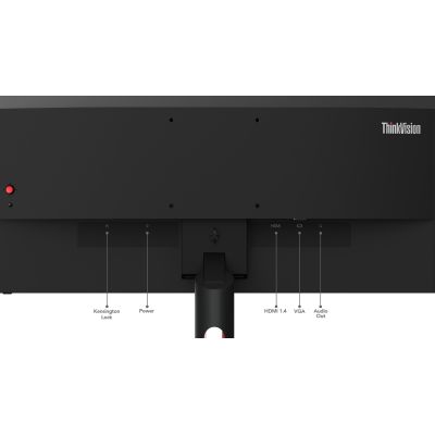 10. Lenovo ThinkVision S24i30 23,8" FHD IPS 100Hz 250 cd/m² AG VGA HDMI Rabenschwarz