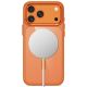 4. Tech-Protect Magmat Magsafe CC Hülle für iPhone 17 Pro Max / 18 Pro Max - Orange-Transparent