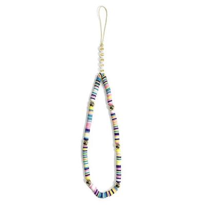 2. Guess, Anhänger GUSTPEAM Phone Strap multicolor/multicolor Heishi Beads