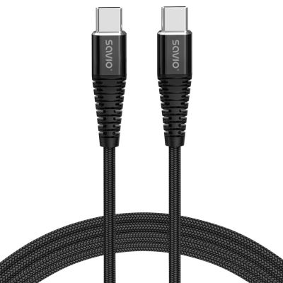 3. SAVIO USB-C-KABEL – USB-C 5A, 2M CL-160